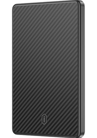 Resim Wiwu Wi-p072 Pd 20w M-safe Şarj Özellikli Ultra İnce Aramid Fiber Powerbank 15w 5000mah Siyah Siyah 