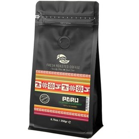 Resim Coffeetropic Terra Single Origin Peru Cajamarca Ecoforest French Press Kahve 250 G 