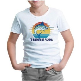 Resim Lord Tshirt A Swordfish With A I'd Rather Quote Beyaz Çocuk Tshirt 001 