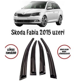 Resim Skoda Fabia Cam Rüzgarlığı 4lü 2015 Ve Üzeri Takım 
