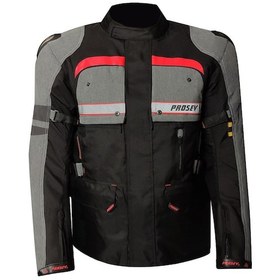 Resim Prosev At2202 Long 4 Mevsim Motosiklet Montu Kırmızı 