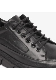 Resim Greyder 32670 Kadın Siyah Hakiki Deri Sneaker Ayakkabı -748 Siyah 