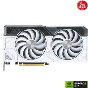 Resim Asus Asus-DUAL-RTX4070S-12G-WHITE-NVIDIA-GEFORCE-RTX 4070 SUPER-12GB GDDR6X-192BIT-2475MHZ-HDMI-DP-DLSS3 Ekran Kartı 