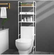 Resim Düz Renk Metal Zemin Ayakta Depolama Basit Tuvalet Raf Banyo Ve Çok Renkli 