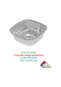 Resim Alüminyum Kap 110 G Sütlaç Kase 100 Adet Çok Renkli 