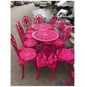 Resim Aluminyumdokumcu Sandalye 10 Adet 2 Masa 65 Çap 