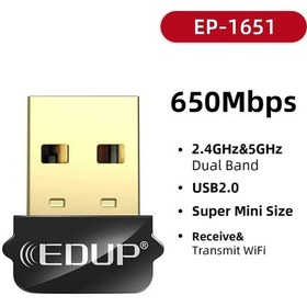 Resim Edup 1300mbps Usb Wıfı Adaptörü Dual Band 5g/2.4ghz Rtl8812bu Usb 3.0 Ac Wi-fi Ep-1651 Amerika Birleşik Devletleri 
