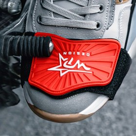 Resim Motorsiklet Vites Değiştirme Ayakkabı Örtüsü Dış Mekan Ayakkabıları için Koruyucu Ped Kir Dirençli Sürüş Ekipmanı, Tüm Türlerdeki Ayakkabılara Uygun 