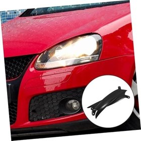 Resim Gatuida 1 Çift Far Kaşı Far Kaş Kapağı Trimi Siyah Far Kaşları Otomatik Far Kaşları Far Kaplaması Far Kaşları Arabalar Far Göz Kapakları Kaplama Trimi Araba Far Kaş Kapağı Karın Kası Black 