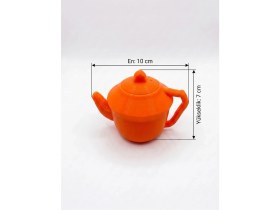 Resim Minyatür Oyuncak Çay Seti - Evcilik Seti - 3D Tasarım Eğitici Mutfak Oyuncağı 