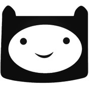 Resim Adventure Time Finn Oto Motor Laptop Duvar Folyo Sticker 15 X 12 Cm 