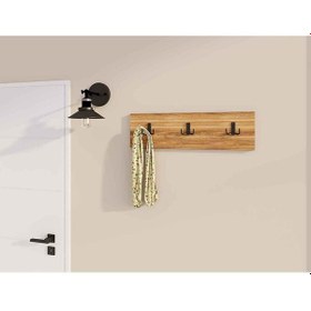 Resim Decormet 3lü Askılık Ceviz Ceviz 