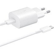 Resim Samsung 25w Süper Hızlı Şarj Cihazı Pd 3.0 + Usb-c Kablo Ep-ta800xbegww 