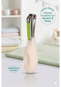Resim Yenidoğan Uyumlu Ergonomik Bebek Tırnak Makası - Güvenli Ve Kolay Kesim 