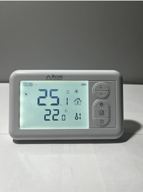 Resim Rcon RC 305S KABLOSUZ PROGRAMLANABİLİR ODA TERMOSTATI 