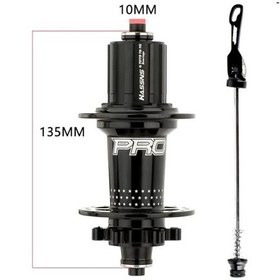 Resim Hassns Pro7 Arka Göbek 32 Delik Siyah 