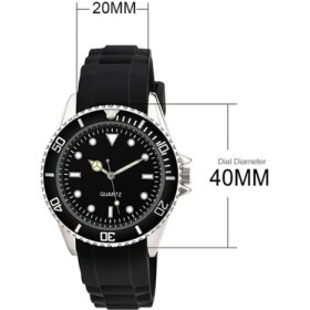 Resim Hanyang Siyah 40MM Dalgıçtan Esinlenen Döner Çerçeve 42MM Adam Izle Japonya Hareketi Cenevre Kauçuk Kayış (Yurt Dışından) 