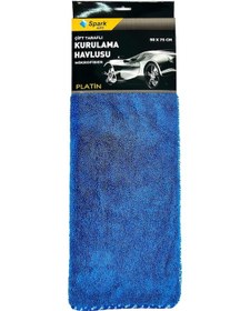 Resim 1 Adet Spark 2320 Platin Mikrofiber Oto Kurulama Havlusu Ve Temizlik Tank Bezi 50x75 Cm. 