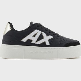 Resim Armani Exchange Bayan Ayakkabı Xdx147 Xv830 T780 Siyah-gold Siyah-gold Siyah - Altın 