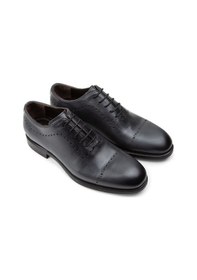 Resim Deery Hakiki Deri Gri Klasik Erkek Ayakkabı - 00491mgrıc02 