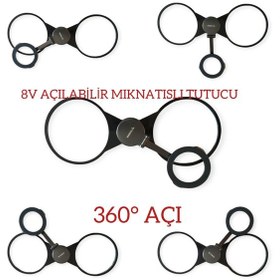 Resim Audi A3 8v Uyumlu Magsafe Açılabilir Mıknatıslı Telefon Tutucu 