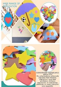 Resim Şekilli Eva Yapışkanlı Müzik 100 Lü 1 Paket Kendinden Yapışkanlı Eva Sticker Okul Öncesi Kreş Ana Sınıfı 