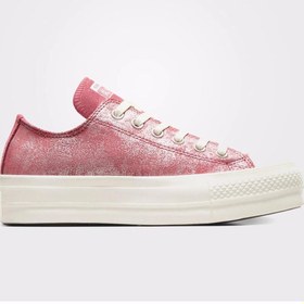 Resim Converse Turuncu Kadın Deri Lifestyle Ayakkabı A11634C.667-Chuck Taylor LIFT OX 
