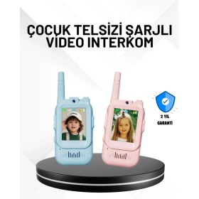 Resim Savarga 3-12 Yaş Çocuklara Uygun Görüntülü Walkie Talkie Seti 
