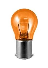 Resim Ampul Sinyal Düz 12v 21w 93 Tek Duy Sarı 