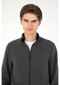 Resim U.S. Polo Assn. Erkek Antrasit Basic Polar Hırka 50298066-VR006 