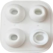 Resim Ally Airpods Pro Için 2 Çift Silikon Yedek Kulaklık Ucu Kulaklık Tıkacı 