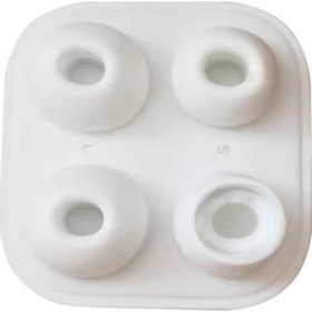 Resim Ally Airpods Pro Için 2 Çift Silikon Yedek Kulaklık Ucu Kulaklık Tıkacı 