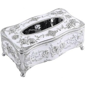 Resim Ev/otomobil/banyo İçin Avrupa Tarzı Mendil Kutusu, Kozmetik Mendil Kutusu Altın 