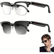 Resim Oldfriend Çok Amaçlı Akıllı Gözlük Mavi Işık Filtreli Kablosuz Açık Kulaklık Hoparlör Ses Asistanı Uyumlu Hediye 12+ 