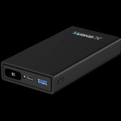 Resim Enerx Powerbank 20000 mAh 22.5 Watt Dijital Göstergeli ENR-P20188DT Siyah 