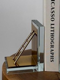 Resim Kristal Merdiven Kitap Tutucu 