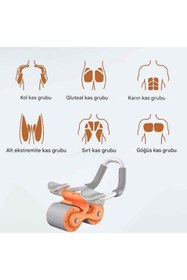 Resim neararsanbizden AB Roller Karın Kası Egzersiz Tekerleği 