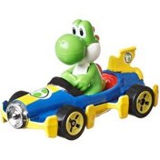 Resim Hot Wheels Mario Kart Karakter Araçlar Yoshi Mach 8 Kart GLP39 