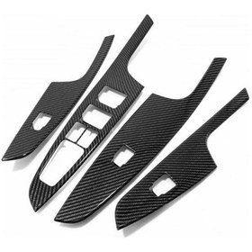 Resim Hyundaı Tucson Için Uyumlu 2015-2018 Kapı Kolçak Kaplama Karbon 