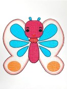 Resim karantuhafiye Bebek Battaniye Aplikesi / Bebek ve Çocuk Aplikesi / Büyük Boy / Kelebek 