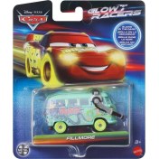 Resim Disney Cars HPG76 Cars Karanlıkta Parlayan Yarışçılar Tekli Karakter Araçlar Fıllmore HPG77 - HPG80 