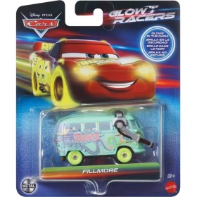 Resim Disney Cars HPG76 Cars Karanlıkta Parlayan Yarışçılar Tekli Karakter Araçlar Fıllmore HPG77 - HPG80 