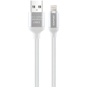 Resim Awei Micro USB Hızlı Şarj ve USB Kablo 1mt CL-81 Beyaz 