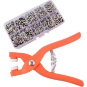 Resim Quueppty Beş Pençeli Toka Montaj Aleti Pense Seti Dikiş Gerektirmeyen Görünmez Çıtçıt Düğmeleri Kendin Yap El Sanatları Için Uygundur (Yurt Dışından) 