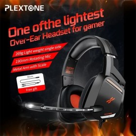 Resim MiraLive Plextone G800 3.5mm Teleskopik Kablolu Gaming Oyuncu KULAKLIĞI-(5775) 