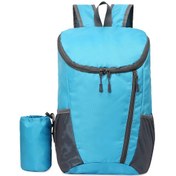 Resim Moveevo Hafif Katlanabilir Nylon Outdoor Sırt Çantası - Su Geçirmez, 20l, Yürüyüş, Kamp, Seyahat İçin - Açık Mavi Açık Mavi 