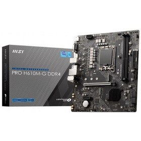 Resim Msı Pro H610m-g Ddr4 3200mhz 1xvga 1xhdmı 1xdp 1xm.2 Usb 3.2 Matx 