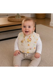 Resim mammam always by your side Sevimli Arılar Bebek Mama Önlüğü (6-24 Ay) 