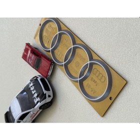 Resim Audi Gri Bagaj Arması 3m 3d Abs 