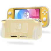 Resim Gizala Nintendo Switch Lite Beyaz Silikon Grip Kılıf Comfort Bumper Tpu 